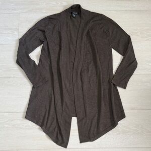 3/$10 89th & Madison Brown Open Front Cardigan